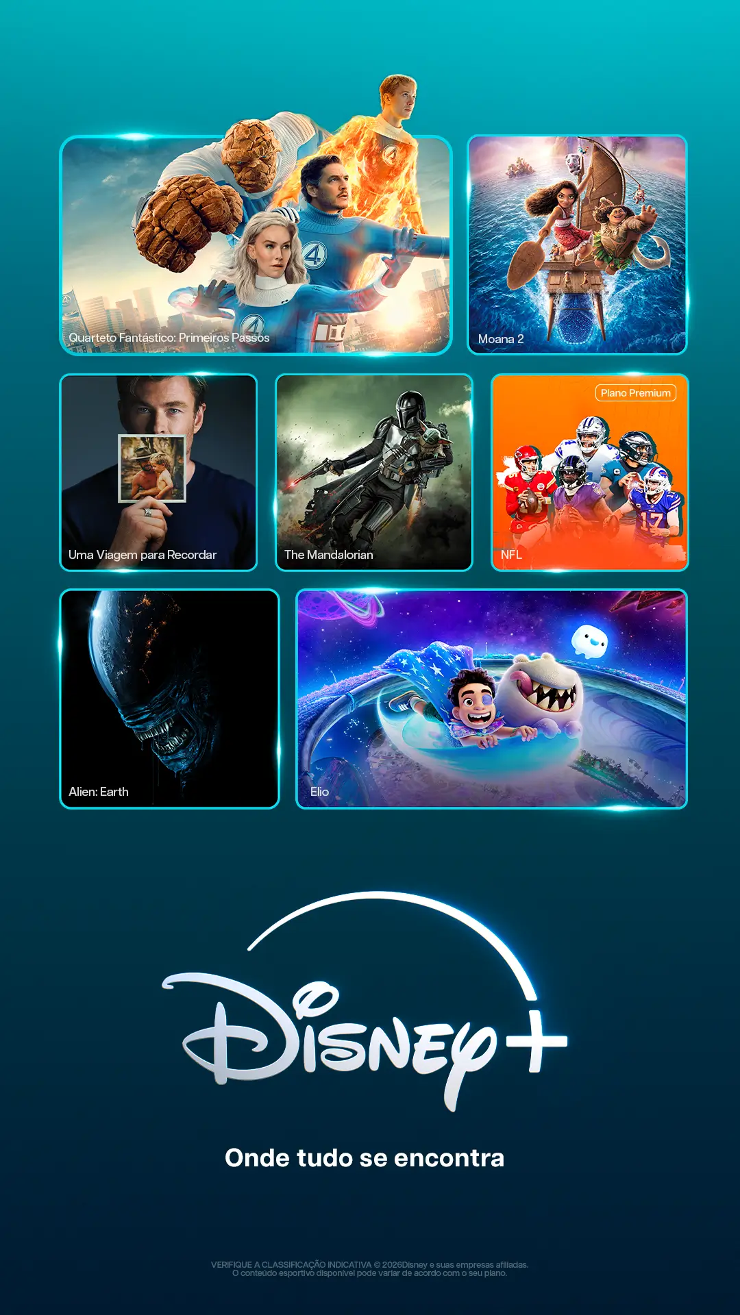Destaques das marcas Disney Plus